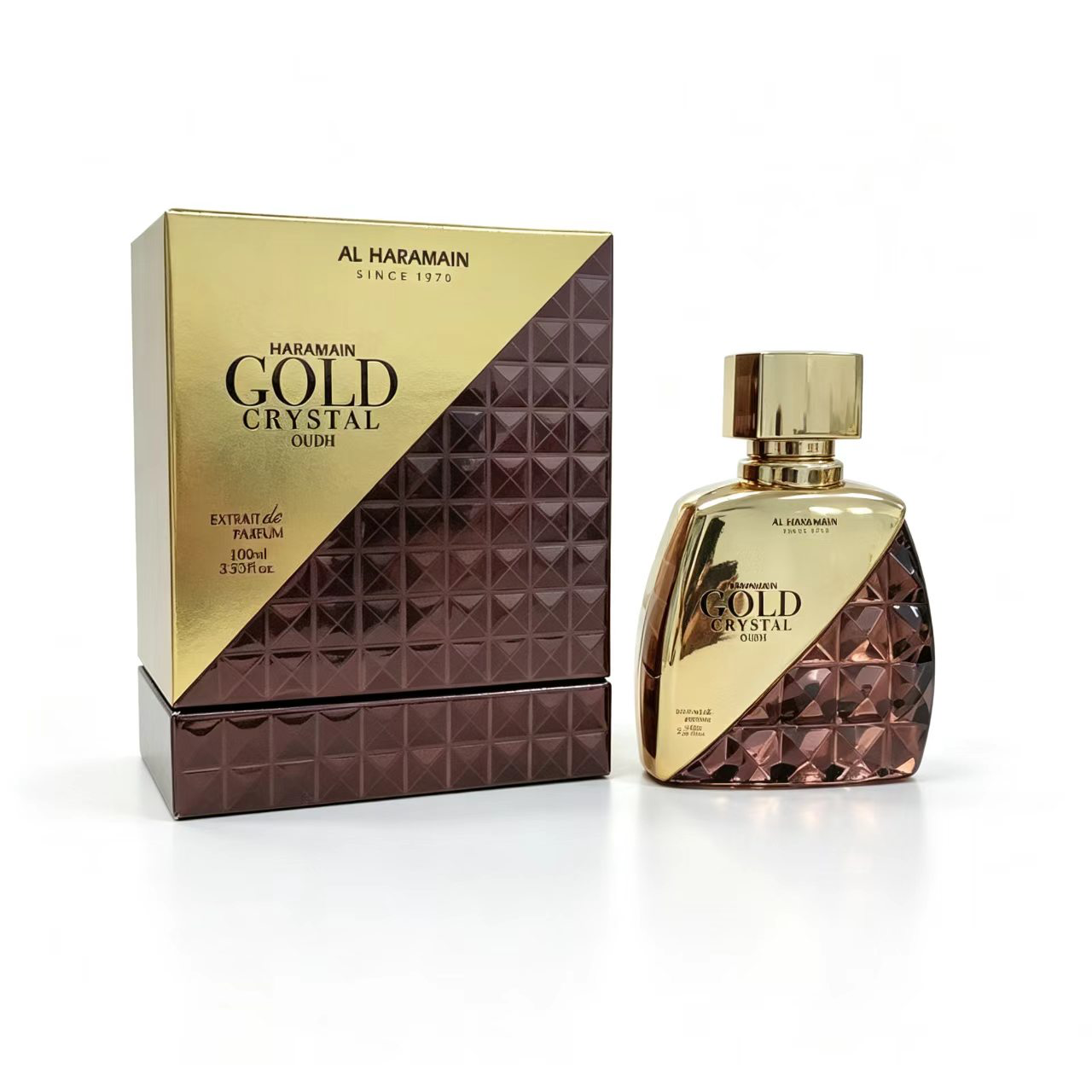 QZ-031-180-Brown Haramain Gold Crystal Oudh