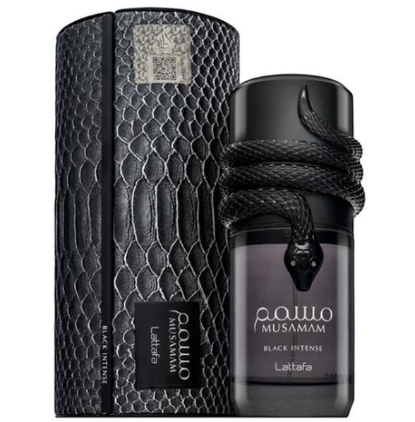 QZ-043-Black Lattafa Musamam Black Intense And Men Eau de Parfum