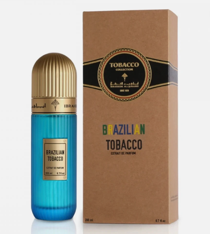 QZ-054-2209B BRAZILIAN Ibrahim Al Qurashi Tobacco Collection Brazilian Tobacco Extrait De Parfum