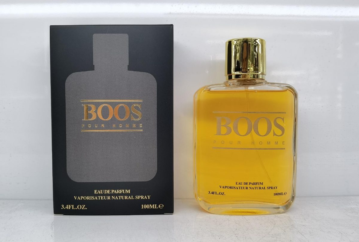 SCD228-6 BOOS Men Gold Print Bottle