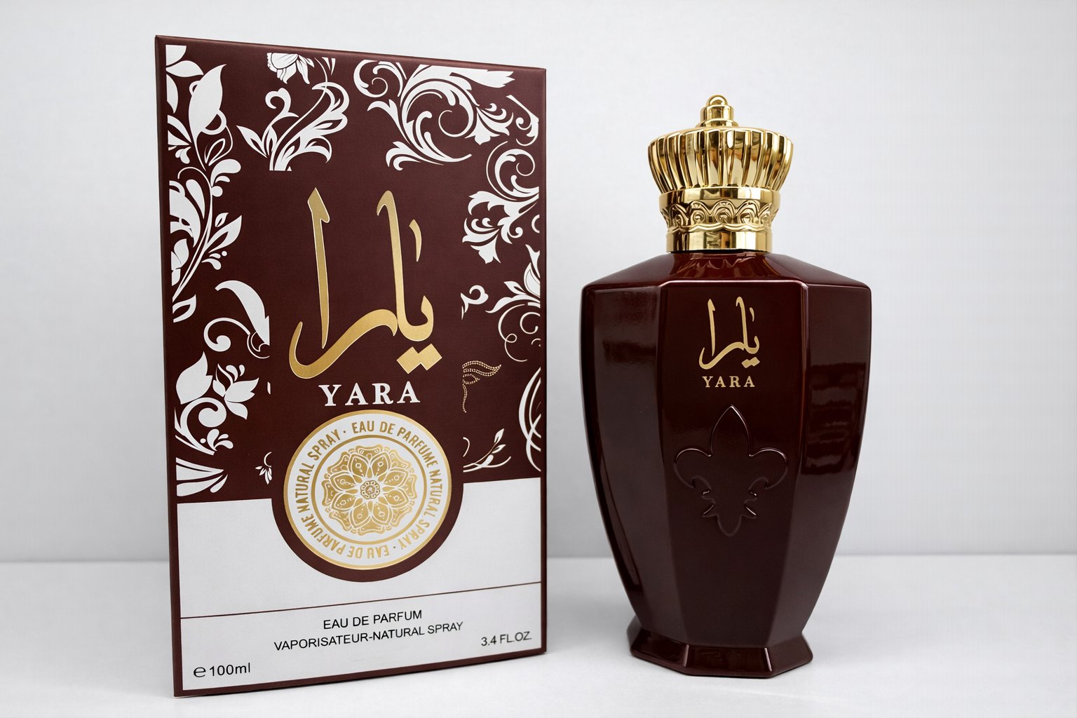 CZ-XSMY007 Yara Glass Bottle Dark Brown